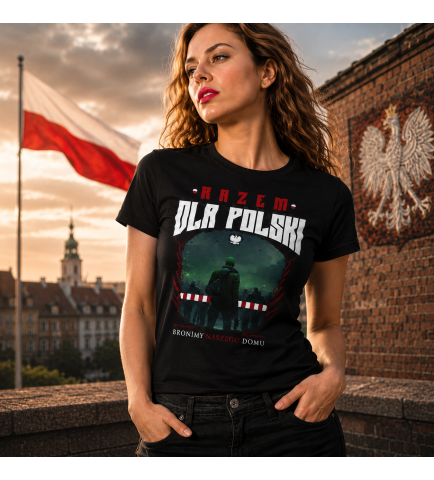 KOSZULKA DAMSKA PATRIOTYCZNI RAZEM DLA POLSKI
